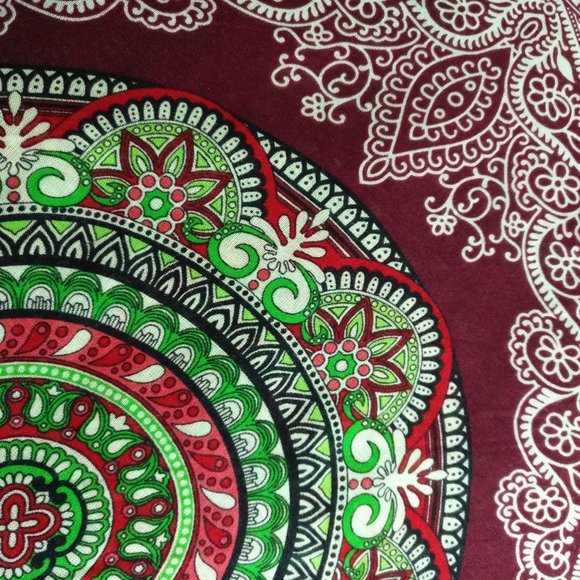 (D4)100% Rayon Harem Pants (Circles in Circle Prt) - Picture 2 of 3